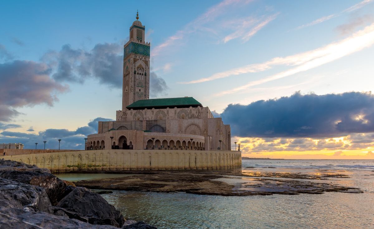 Cidade de Casablanca em Marrocos