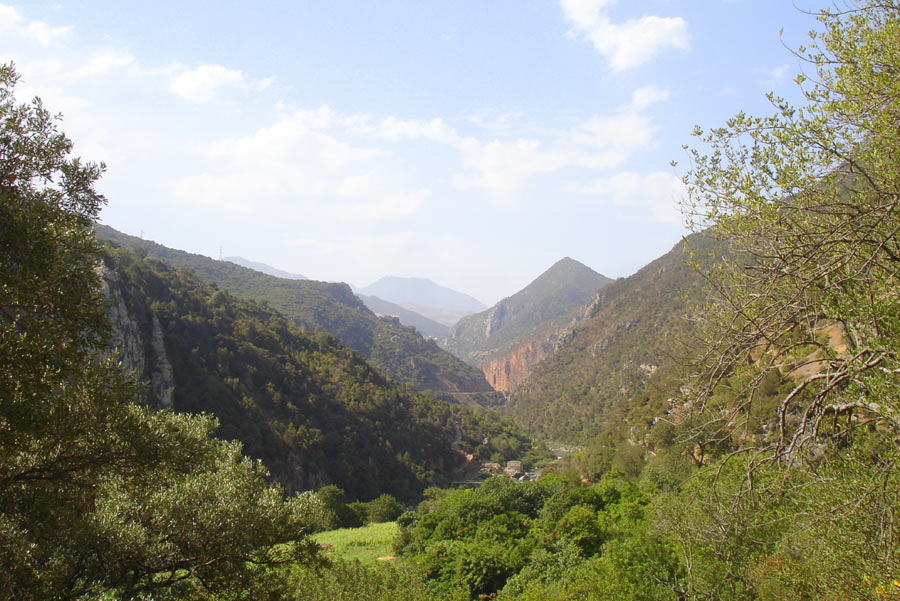 As montanhas do Norte de Marrocos