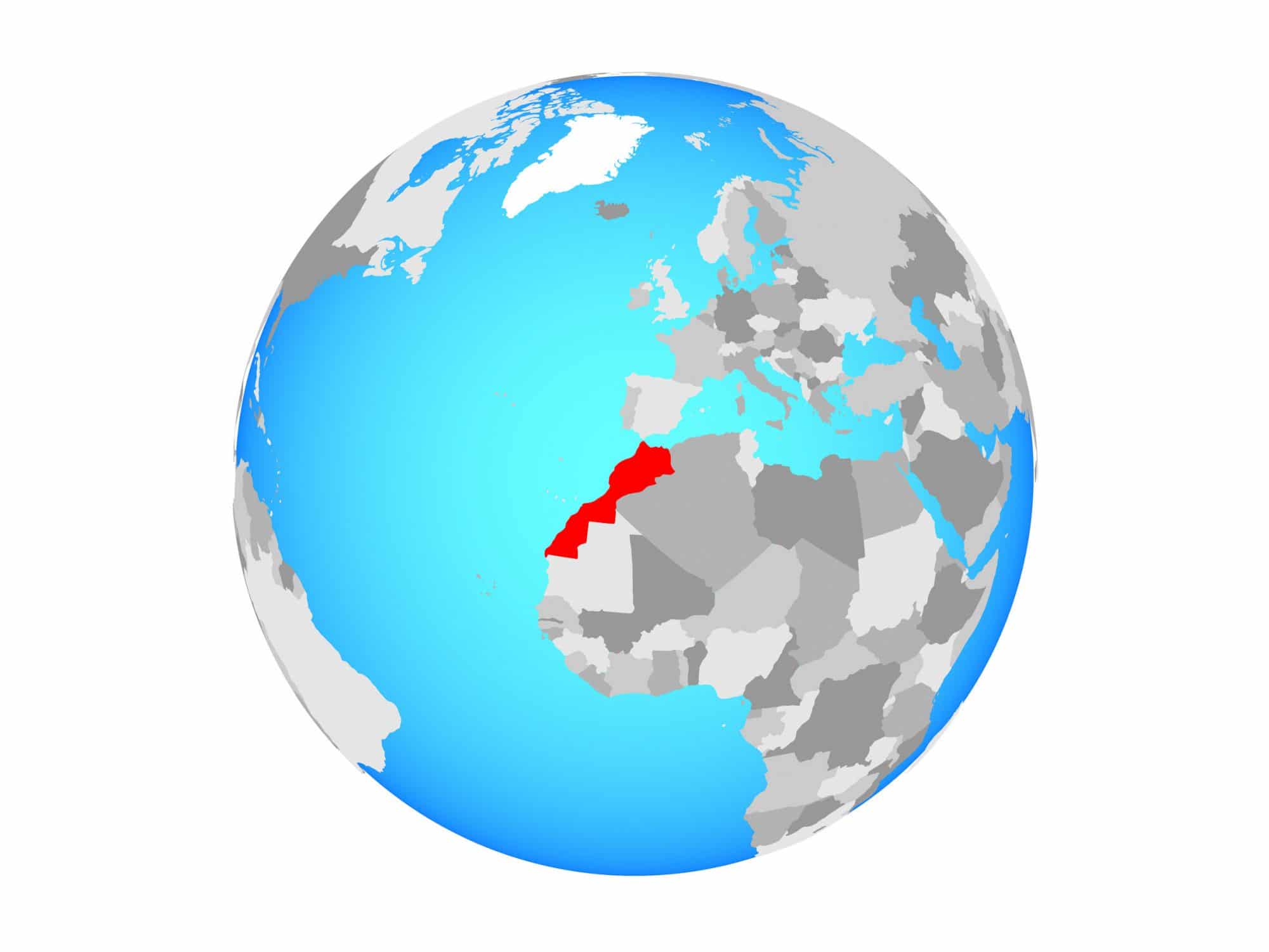 Marrocos Mapa • Localização Geográfica De Marrocos 7589