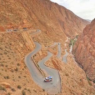 Estrada Tissedrine em Marrocos